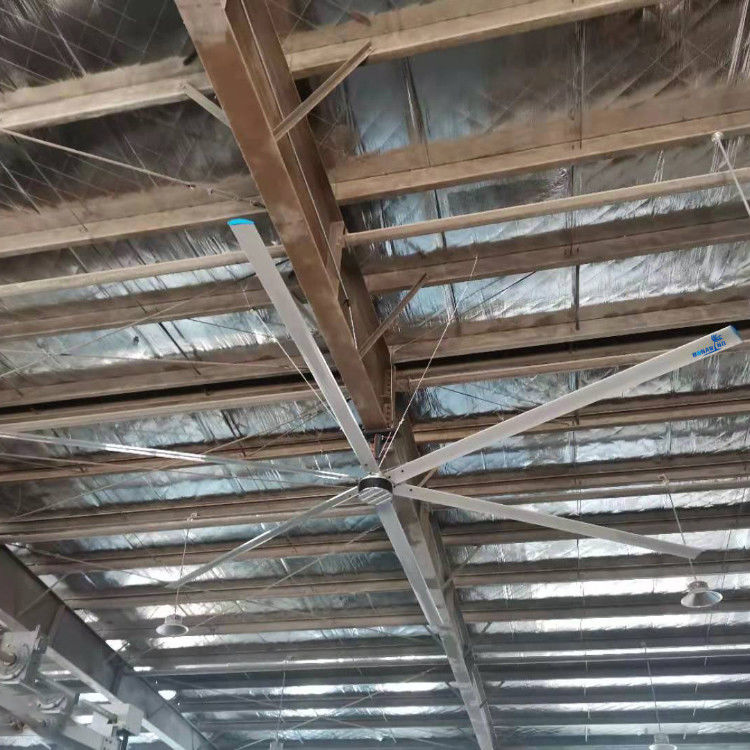 Krachtige 6-blads industriële plafondventilator 10m3/min luchtvolume/W 1500w ingangsvermogen