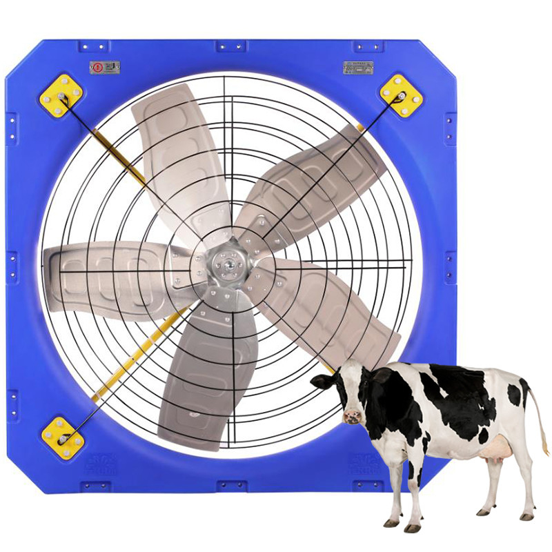 610 RPM Rotatiesnelheid Ventilatieventilatoren voor vee met directe aandrijving en 50-60 Hz frequentie