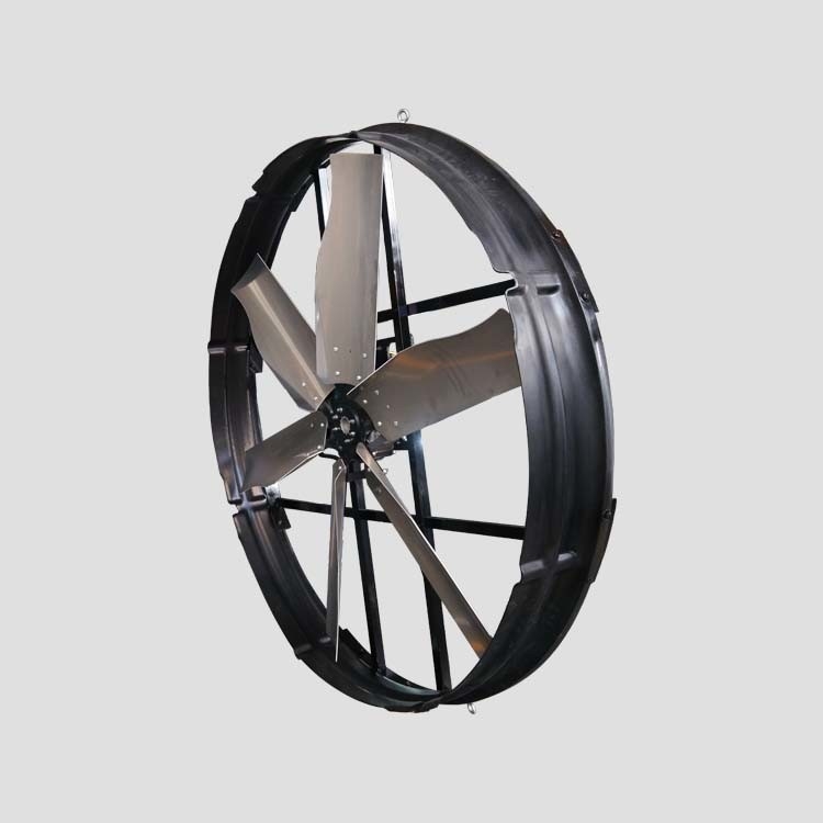 Kracht Ventilatieventilatoren voor vee voor de koeling van pluimvee 6,2 m/s Windsnelheid 2 kW Nominale kracht