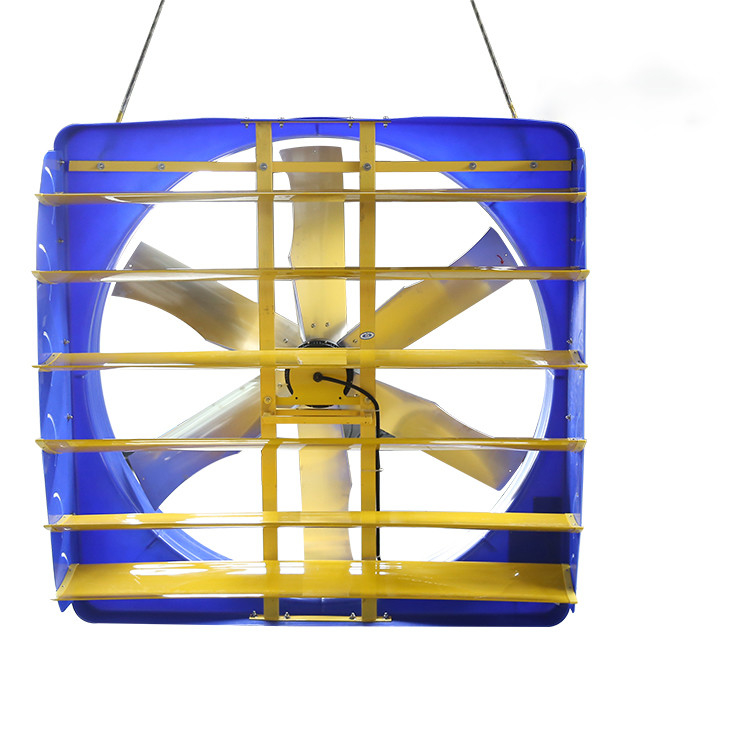 Gegalvaniseerde stalen circulatieventilator voor het koelen van pluimvee 120193m3/h Luchtvolume 1830mm Bladdiameter