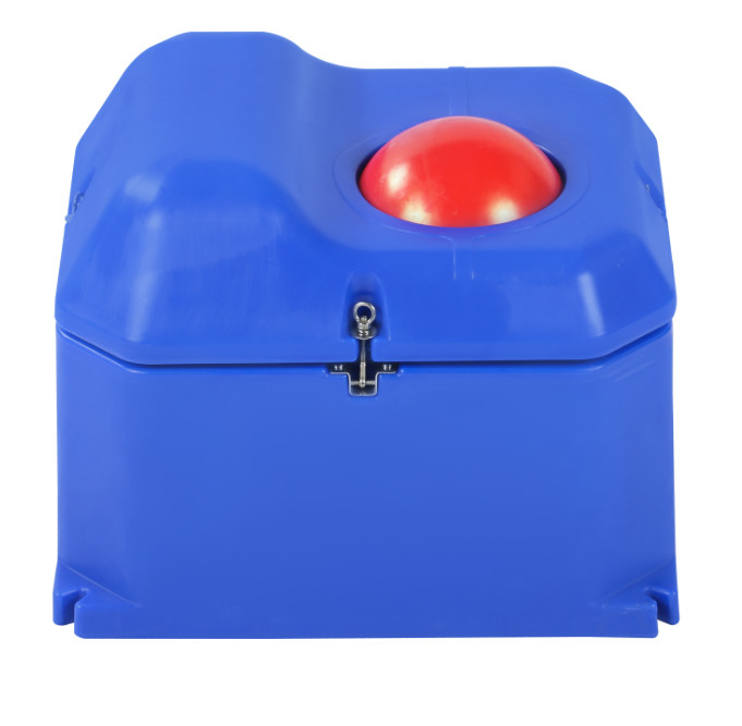 30-50L/min LLDPE vee watermachine met ingebouwde temperatuurregeling Blauwe kleur