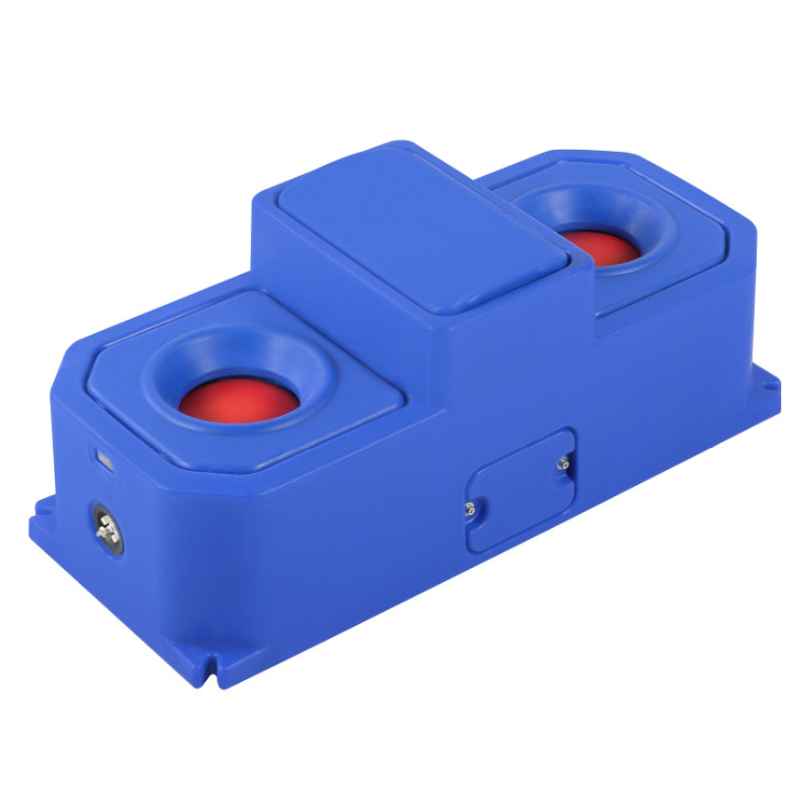 Grote schokbestendig blauw veewatertank 226L Capaciteit 30-50L/min Stroom