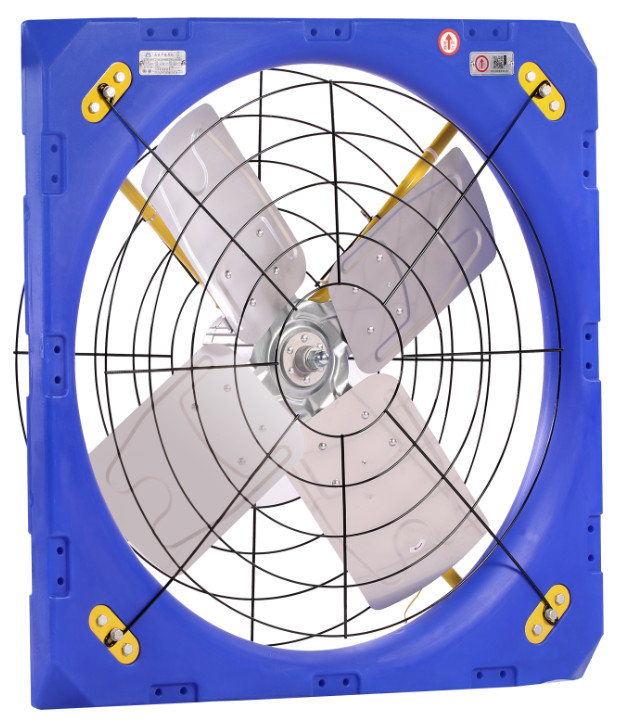 Hoge sterkte dubbele laag PE veecirculatie ventilator met maximale luchtstroom van 28273m3/h voor optimale ventilatie