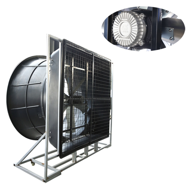 72 inch industriële uitlaatventilator met vooraf geïnstalleerde oogbolten voor eenvoudige keteninstallatie
