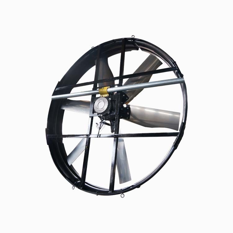 2000W 72 panel ventilator met IP55 beschermingsniveau en 345 r/min rotatiesnelheid voor industriële uitlaatgassen