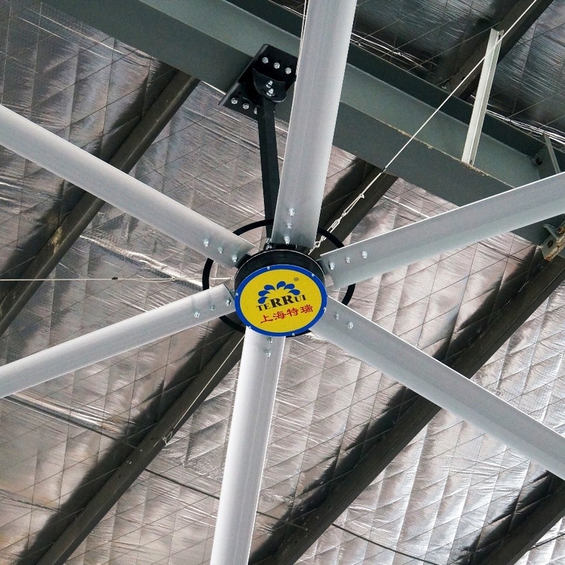 Bedrijfsdekker van de ventilator van het plafond en effectieve luchtontginning om de werkomstandigheden te verbeteren