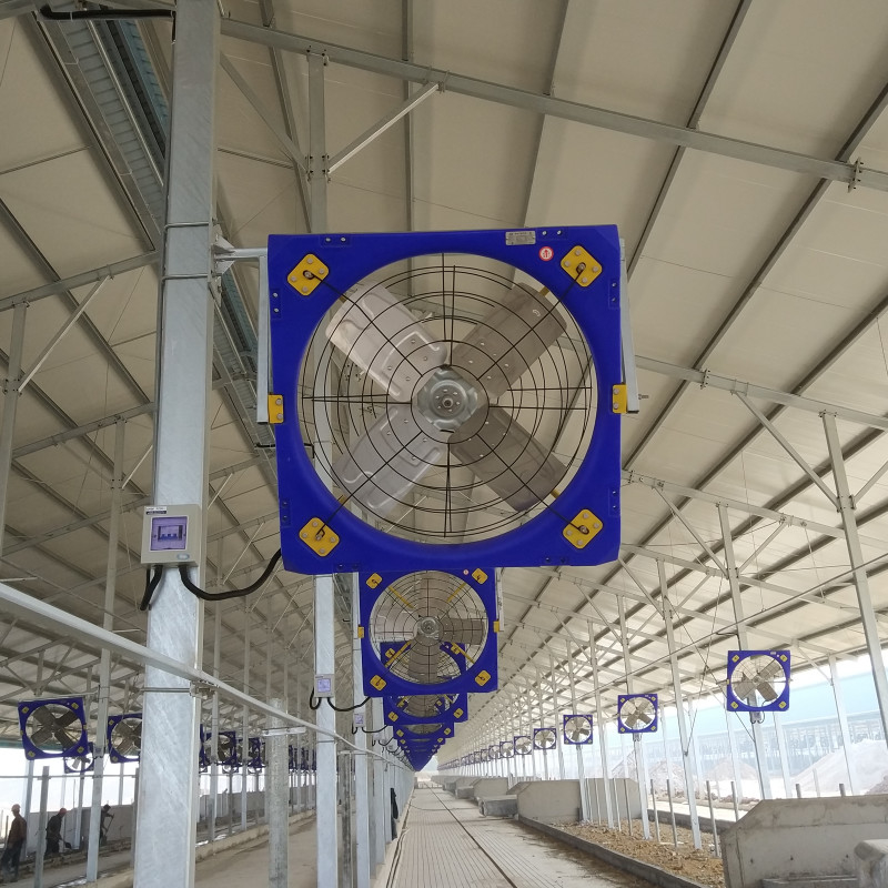 Ventilatoren voor vee met een hoge sterkte, dubbellagig PE en een maximale luchtstroom van 28273m3/h voor veeomgevingen