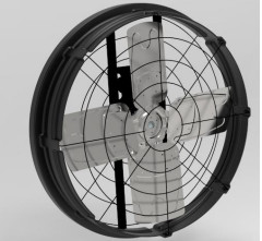 De uitzonderlijke 38'' panel ventilator FBA038EC met 28273m3/h maximale luchtstroom en ≤69dB geluid