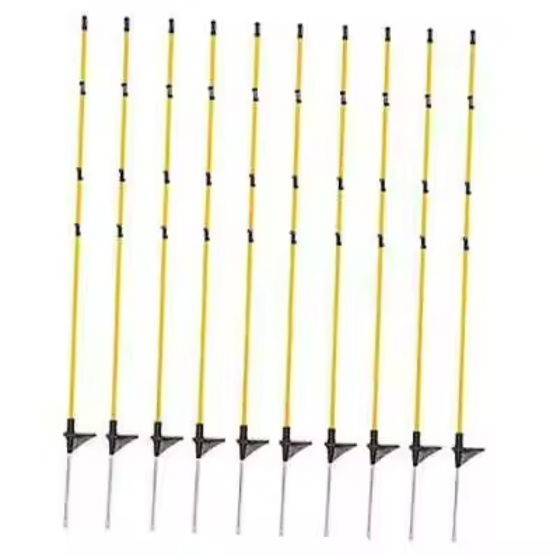 Ronde glasvezel post met 120cm hoogte 10mm diameter 50pcs per karton en 1 jaar garantie voor meerdere toepassingen