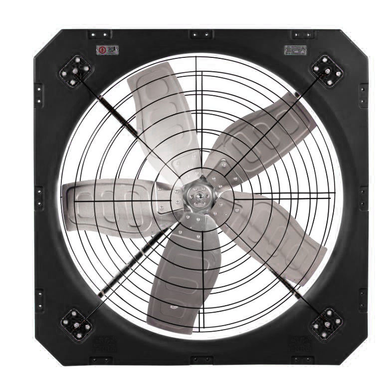 610 RPM Rotatiesnelheid Ventilatieventilatoren voor vee met directe aandrijving en 50-60 Hz frequentie