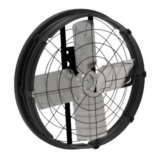 Direct aandrijvende ventilatieventilatoren voor vee met 81,4 m3/h luchtvolume en sterkte