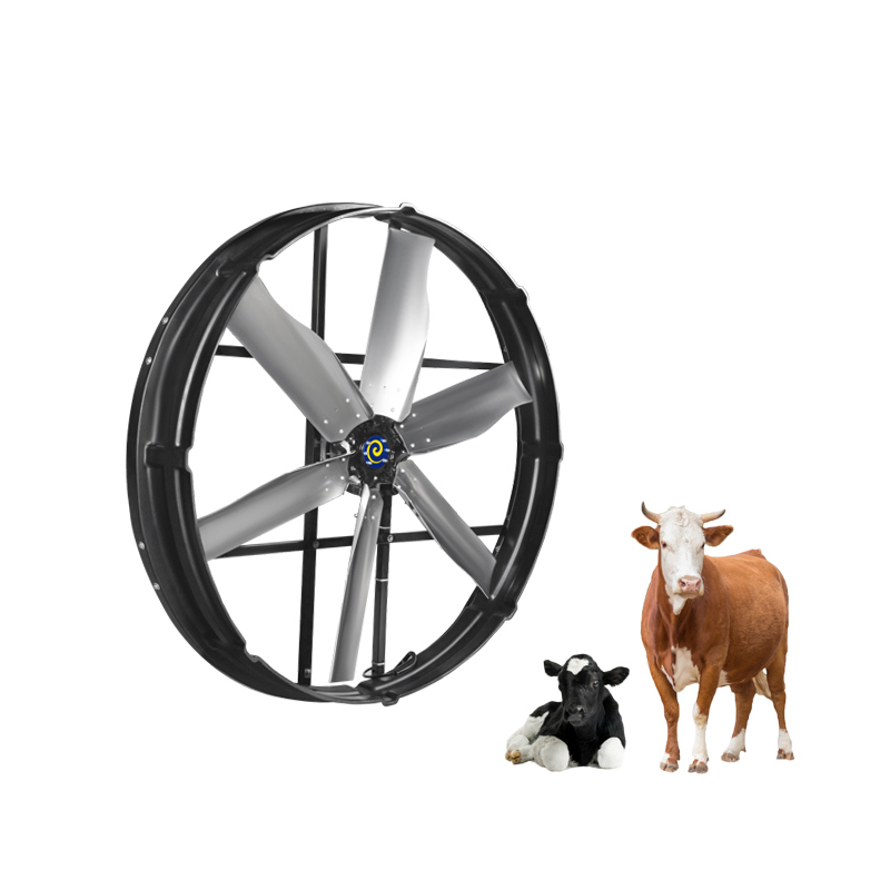 Vermogen 2000W Industrieel uitlaatventilator IP55 Beschermingsniveau 60mm Pijpinstallatie 345 r/min Rotatiesnelheid