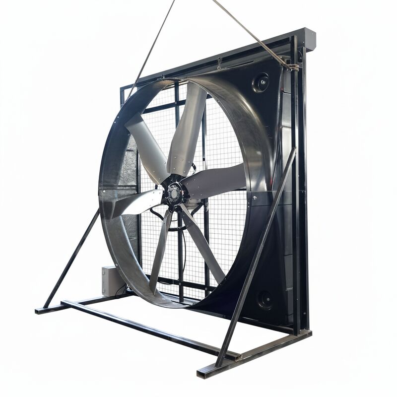 Terrui 98-inch zware industriële uitlaatventilator 235000 m3/h IP55 borstelloze EG-motor