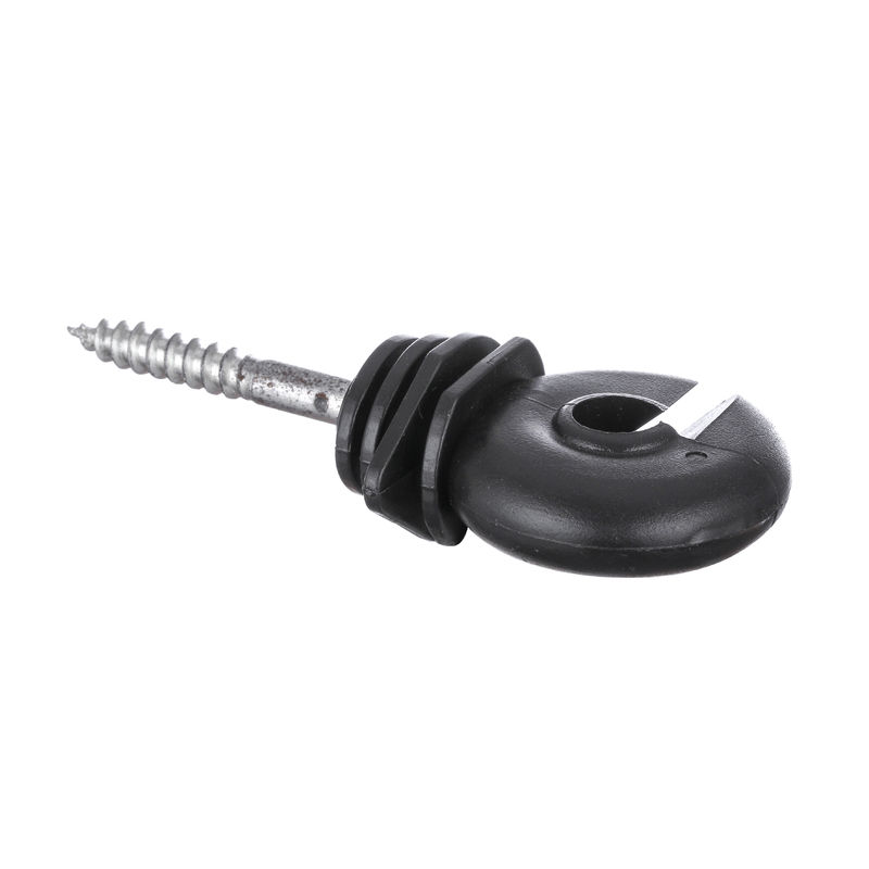 Schroef van de staal de Zwarte Elektrische Schermende Houten Postisolatie in Ring Insulator With Knurled