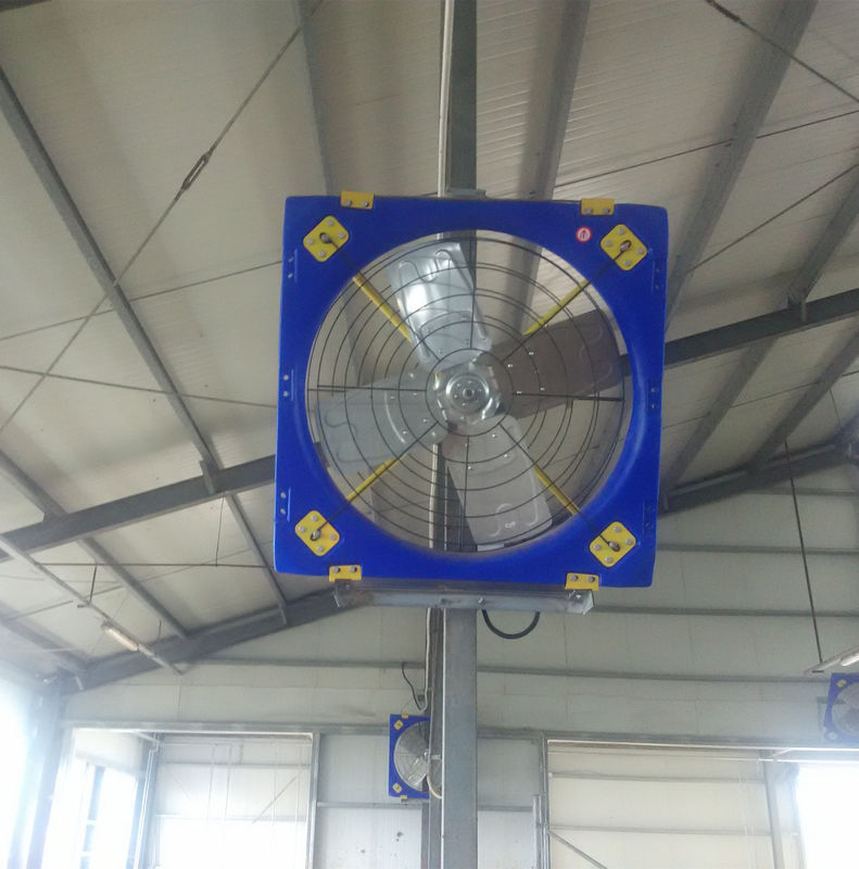 Aanpasbare spanning en frequentie voor ventilatieventilatoren voor vee