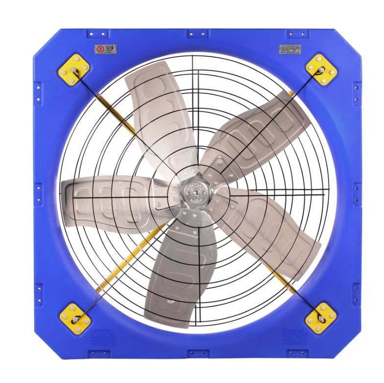 Aanpasbare spanning en frequentie voor ventilatieventilatoren voor vee