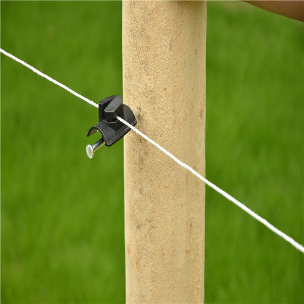 4mm Spijker op Isolatie 70mm Elektrische Omheining Insulators van de Lengte de Zwarte pp Kleine Spijker