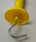 Lengte 165mm Elektrische het Handvatomheining Accessories Black Yellow van de Landbouwbedrijfpoort
